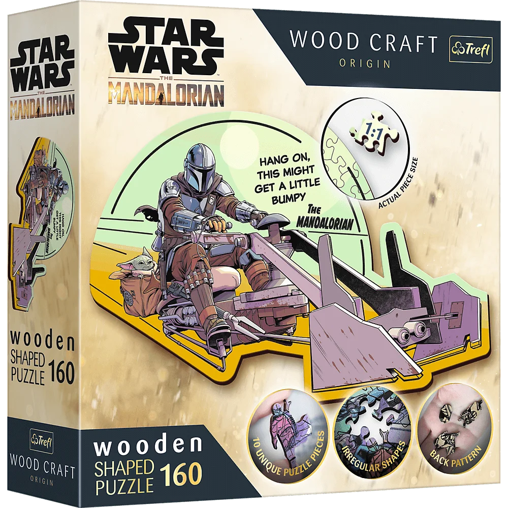 The Mandalorian: Reunite - Wood Craft Puzzle (160 Pieces)