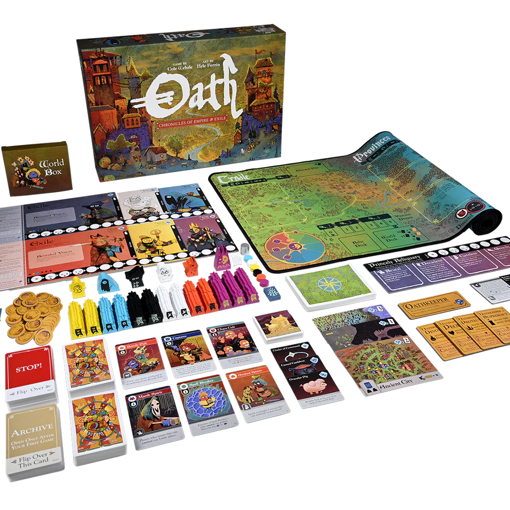 Oath: Chronicles of Empire and Exile components