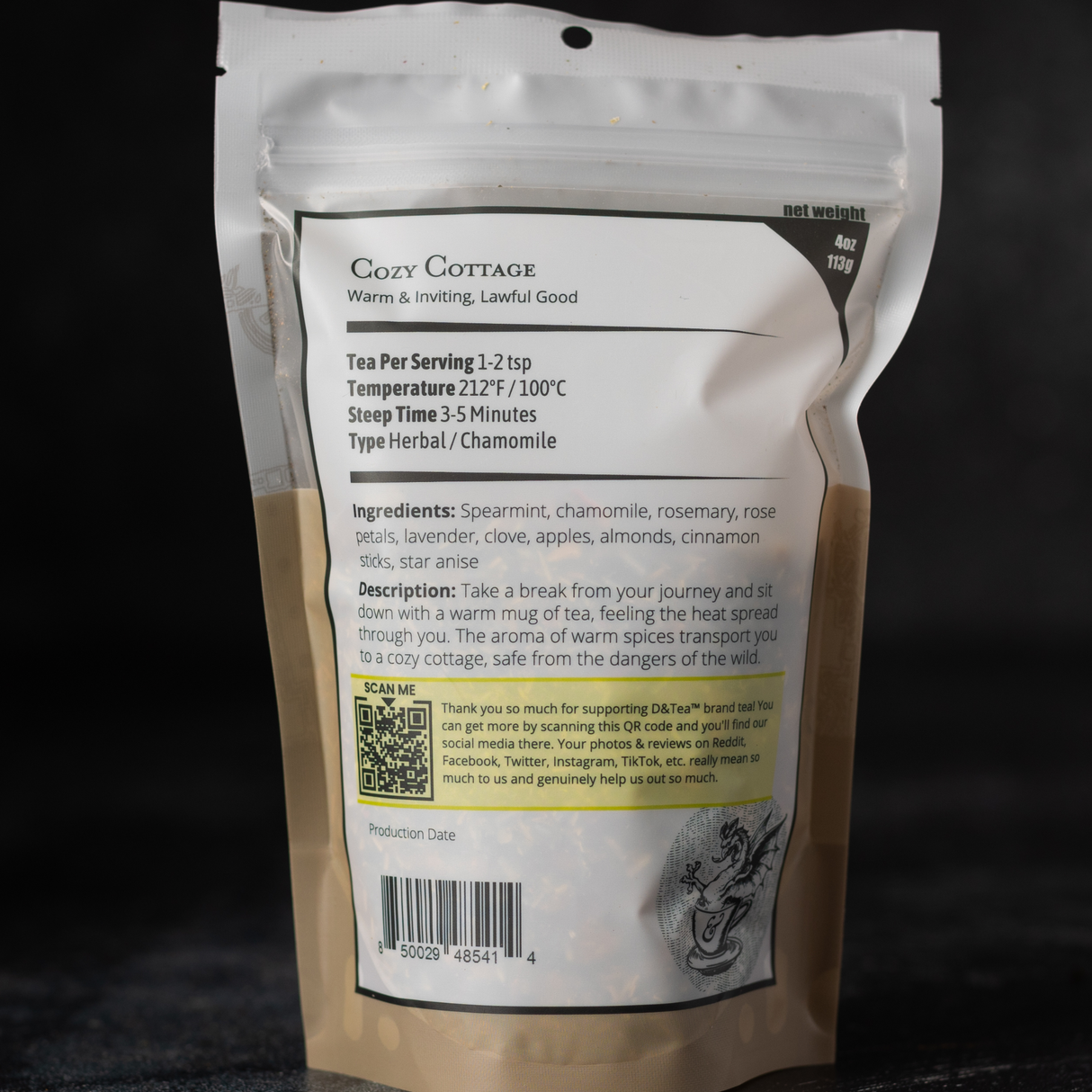 D&Tea Cozy Cottage Back