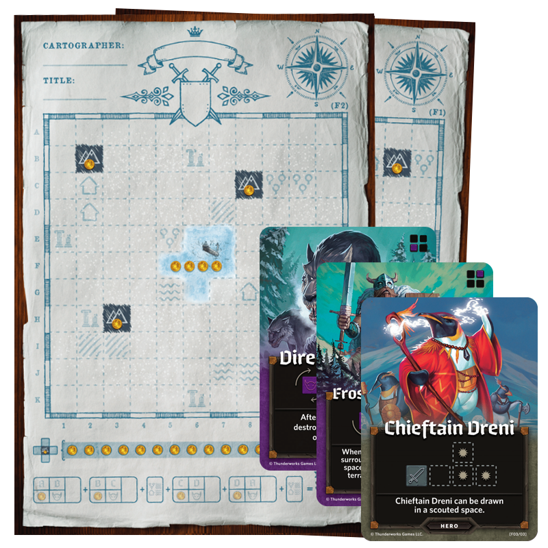 Cartographers: Map Pack 4 - Frozen Expanse