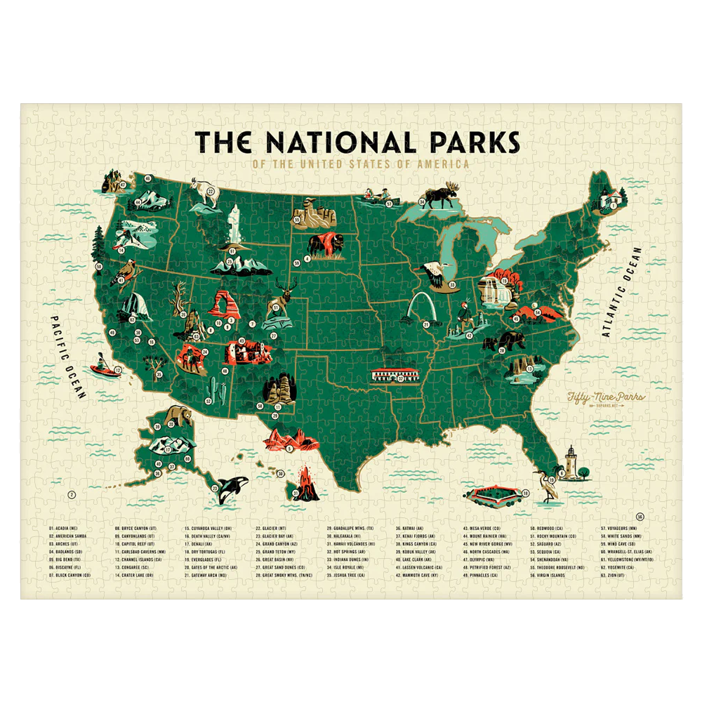 Parks Puzzle: The National Parks