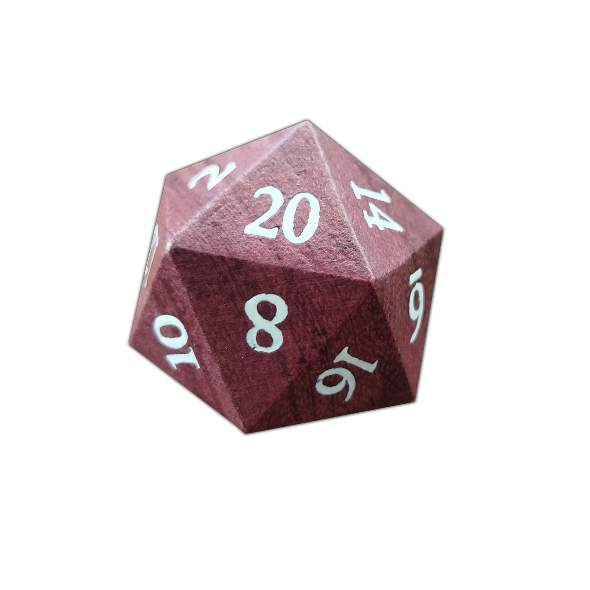 Oversized Wooden D20 (33mm)