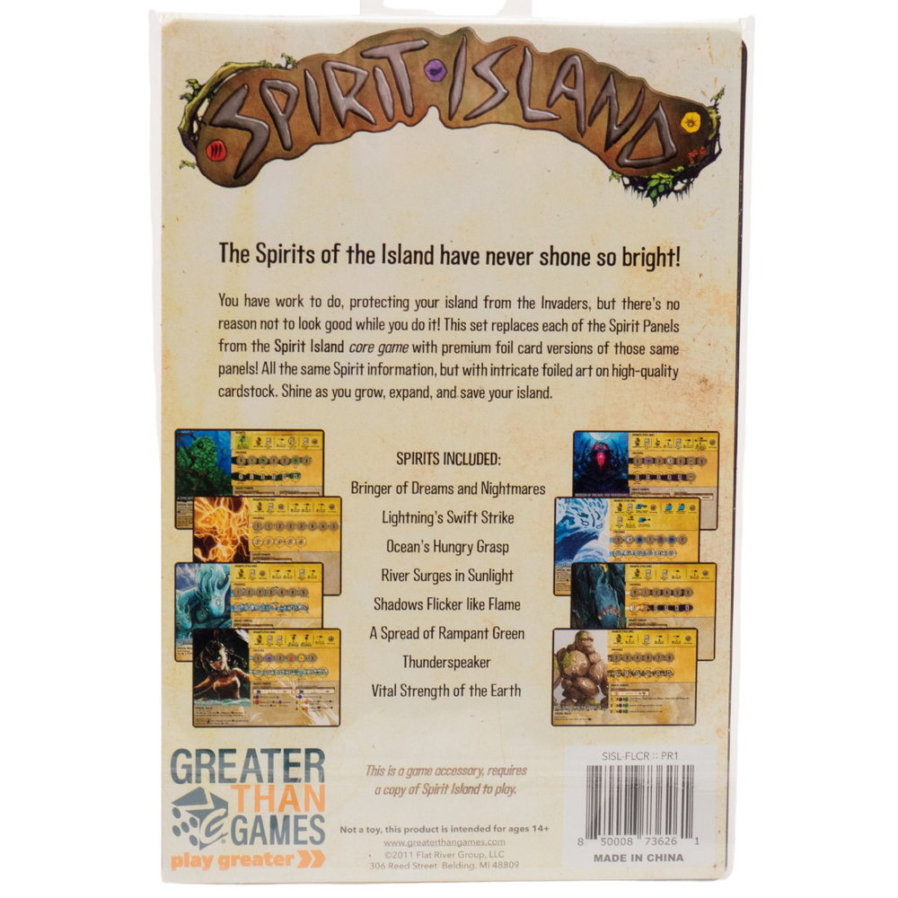Spirit Island: Core Game – Premium Foil Spirit Panels