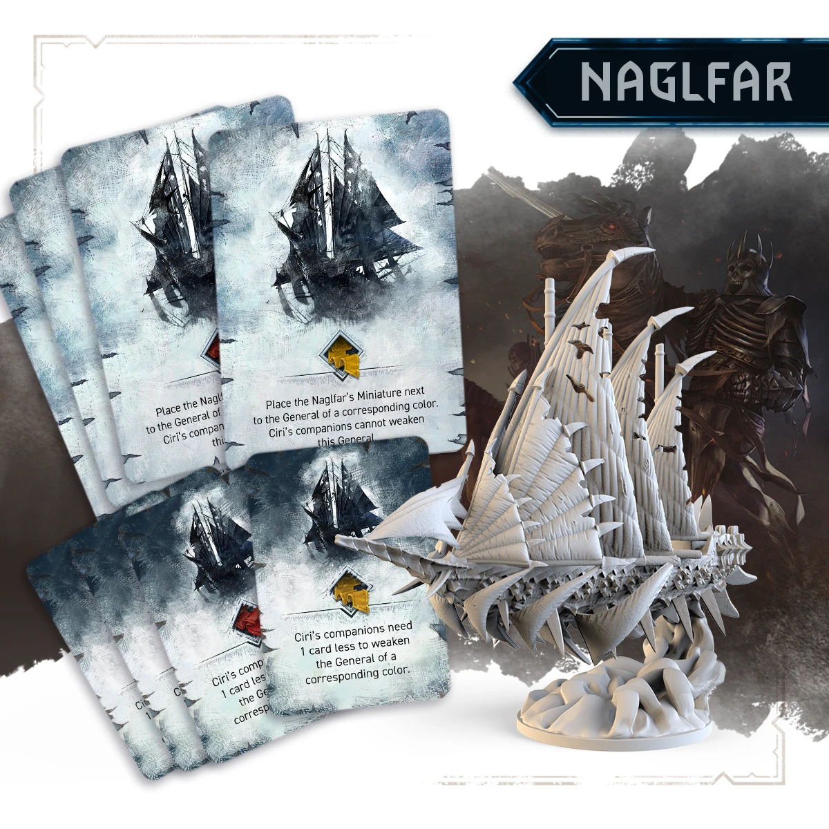 The Witcher: Path of Destiny - Naglfar expansion - Gamefound Exclusive