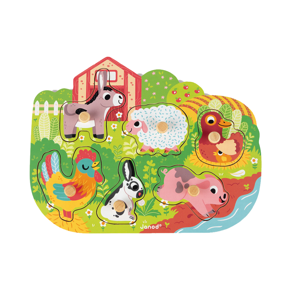 Happy Farm Wood Puzzle