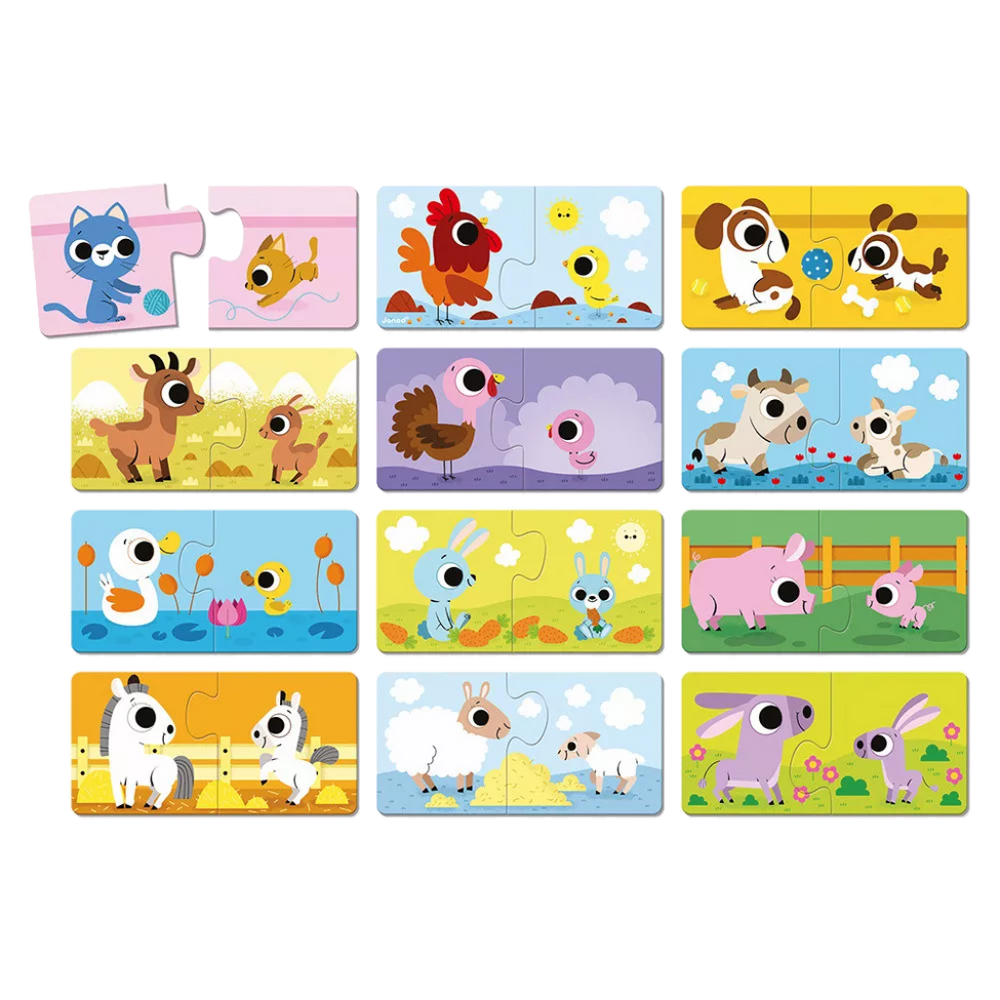 Parents and Baby Animals Puzzles