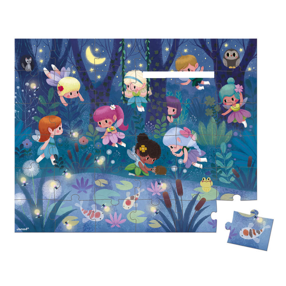 Puzzle Fairies And Waterlilies (36 pieces)