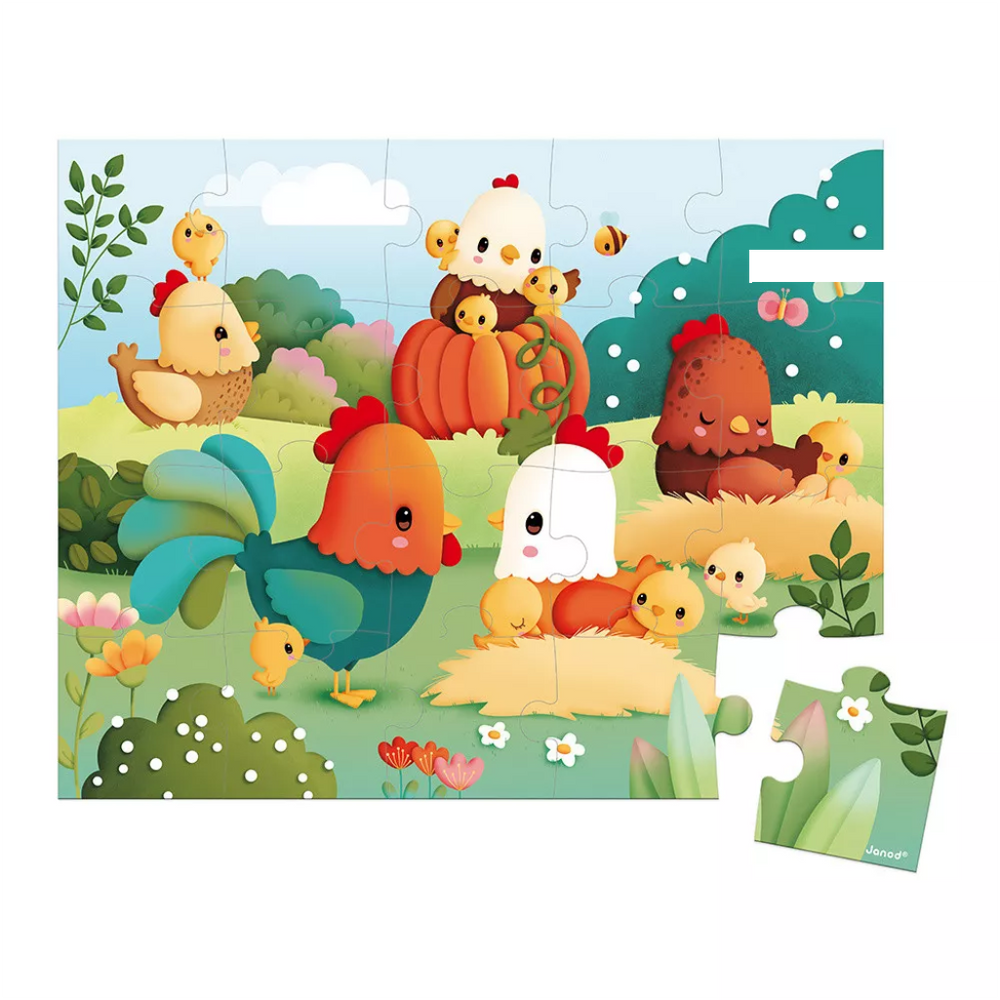 Welcome to the Farmyard Puzzle (20 Pieces)