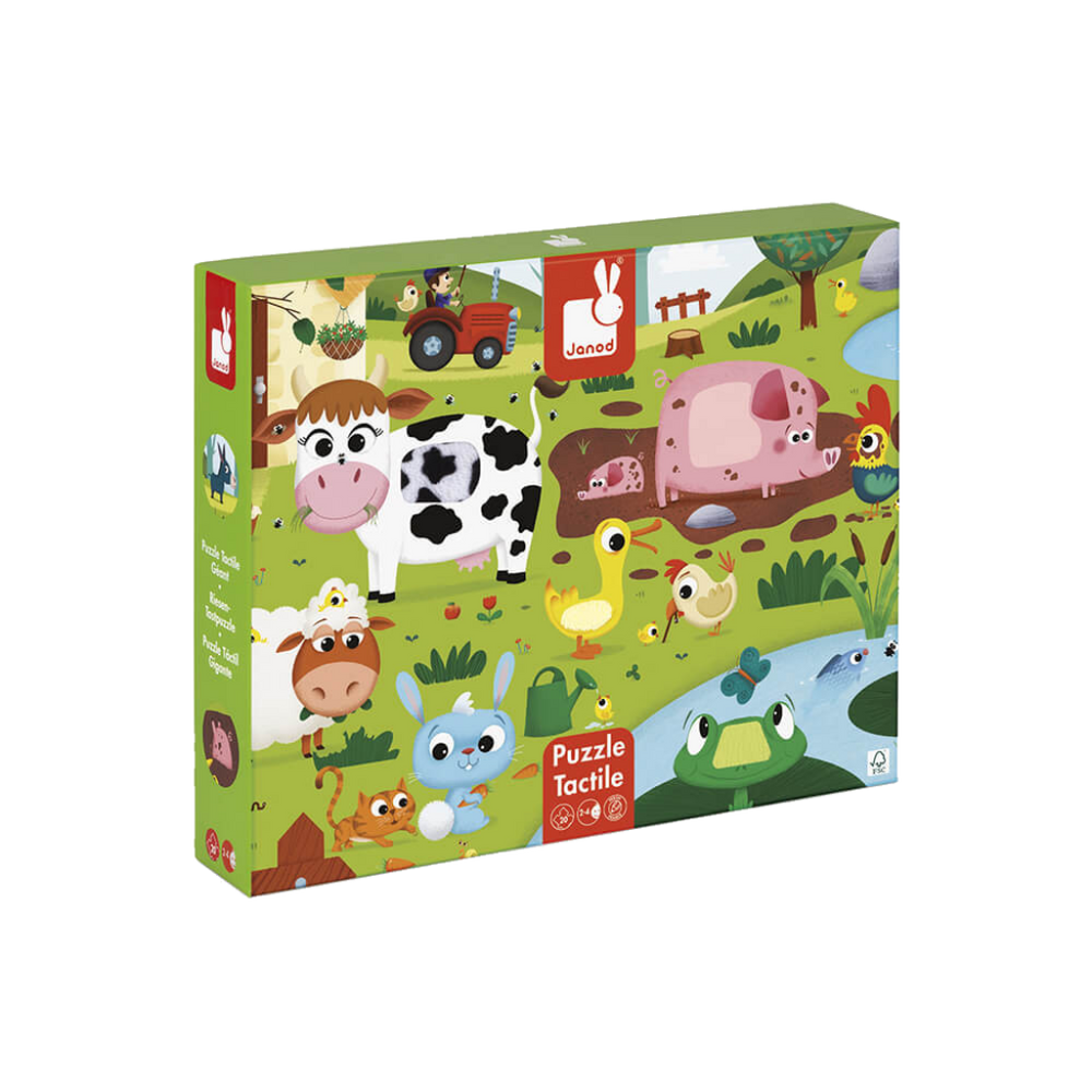 Puzzle Tactile - Farm Animals (20 pieces)