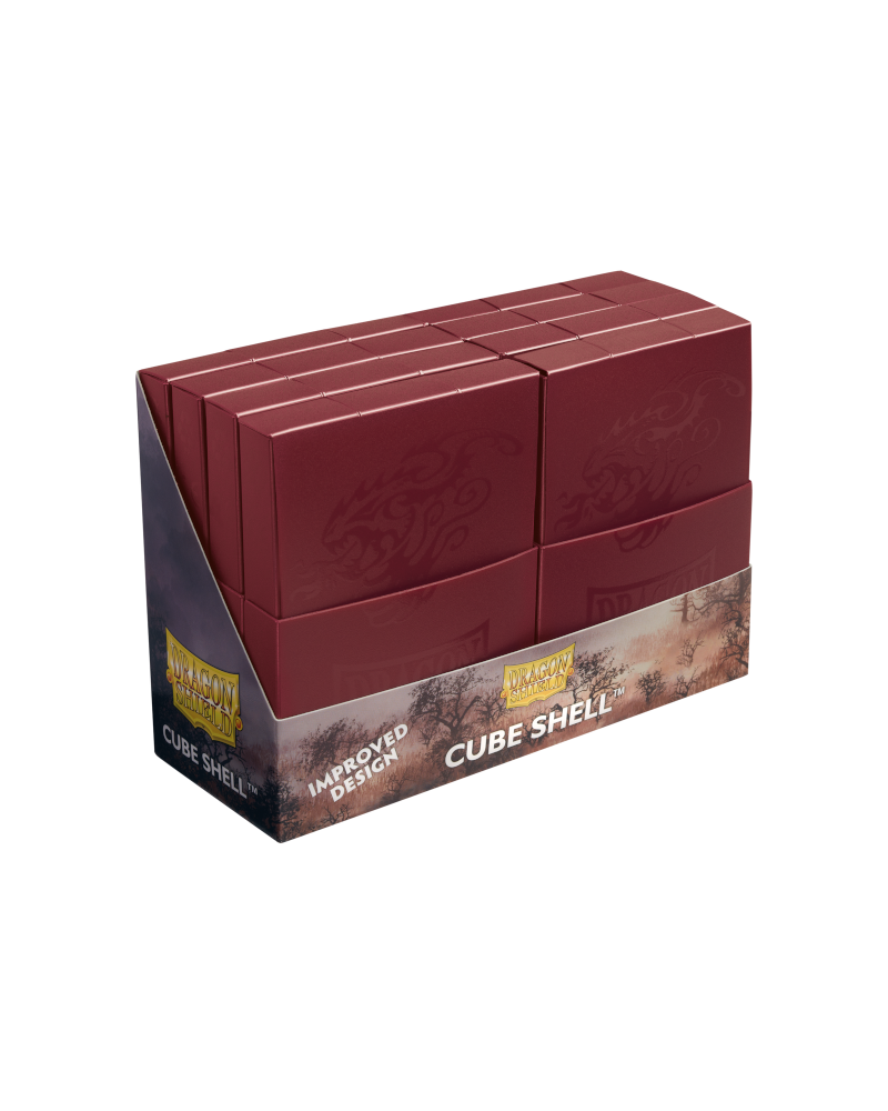 Cube Shell Blood Red Box