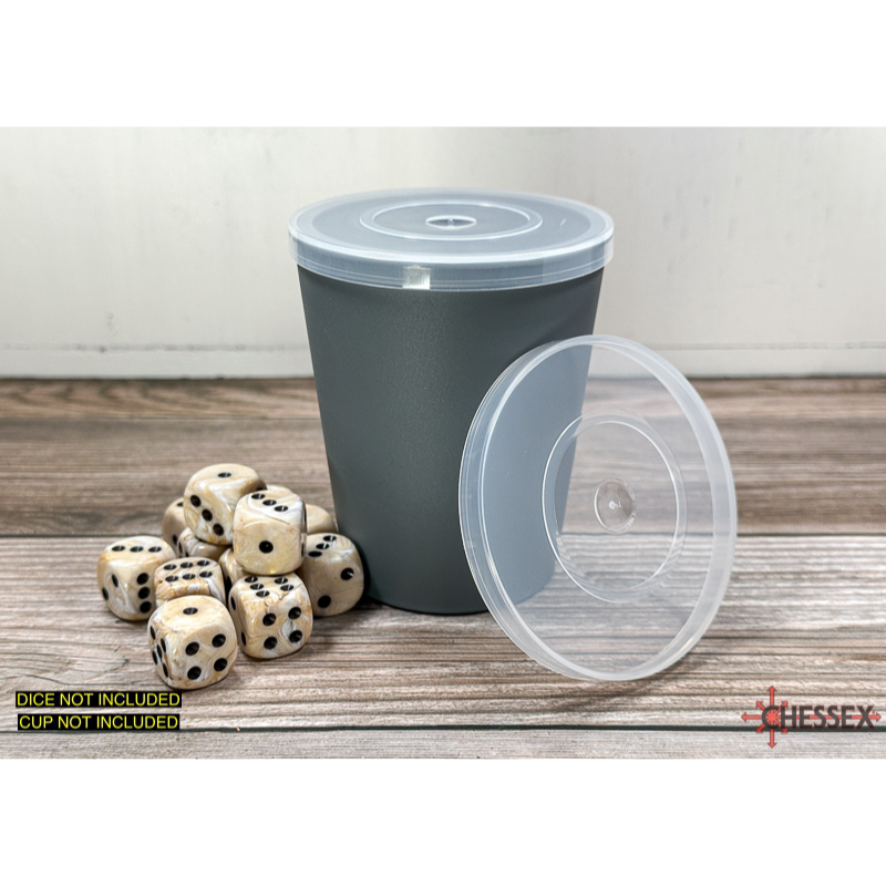 Clear Plastic Dice Cup Lid