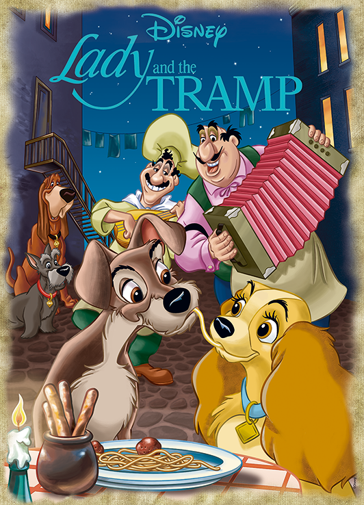 Lady and the Tramp - Disney Premium Puzzle (1000 pieces)