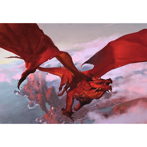 Dungeons & Dragons: Ancient Red Dragon - Wood Craft Puslespil (500+1 Brikker)