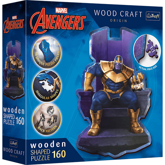 Avengers: Thanos On Throne - Wooden Shaped Puzzle