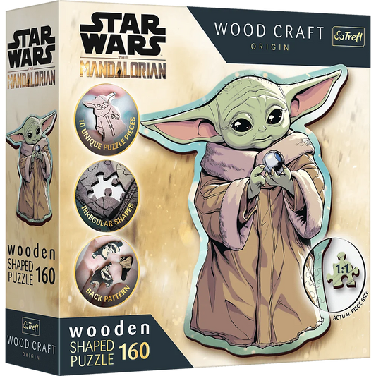 The Mandalorian: Grogu - Wooden Shaped Puzzle