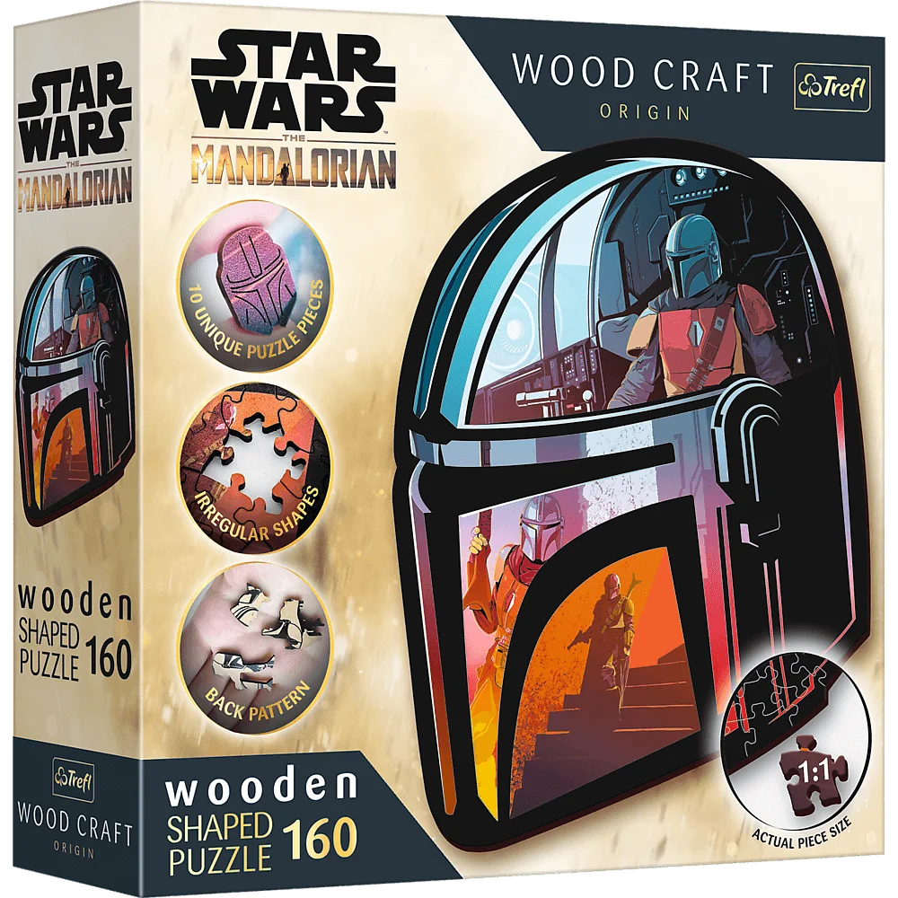 The Mandalorian - Wooden Shaped Puzzle