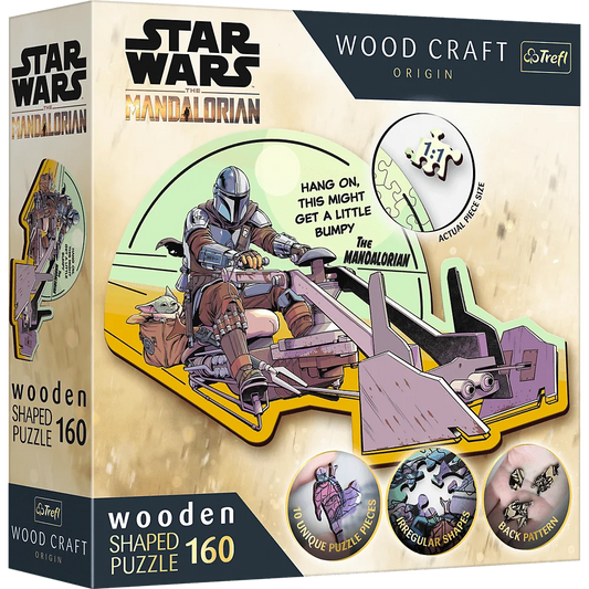 The Mandalorian: Reunite - Wooden Shaped Puzzle