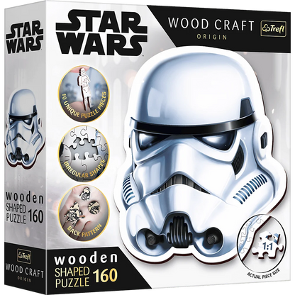 Star Wars: Stormtrooper's Helmet - Wooden Shaped Puzzle