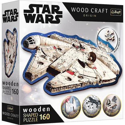 Star Wars: Millennium Falcon - Wooden Shaped Puzzle
