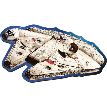 Star Wars: Millennium Falcon - Wooden Shaped Puzzle