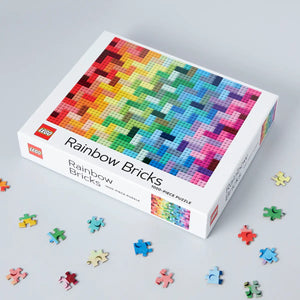 Rainbow Bricks - LEGO Puzzle (1000 Pieces)