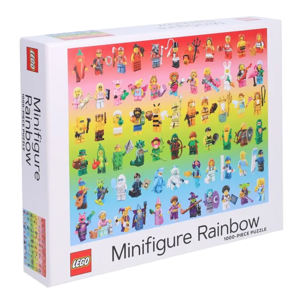 Minifigure Rainbow - LEGO puzzle (1000 Pieces)