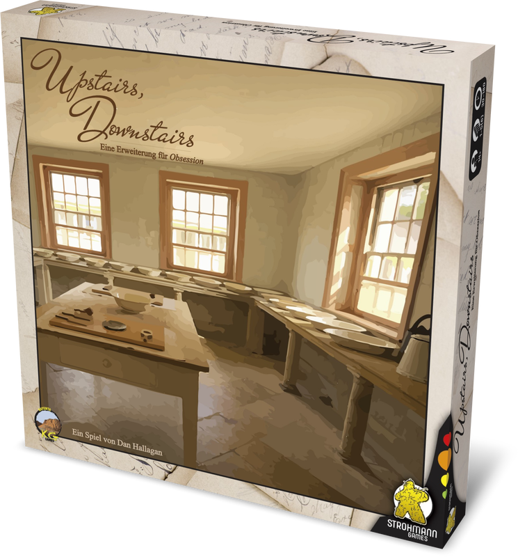 Obsession Board Game 2nd Edition Upstairs Downstairs Expansion