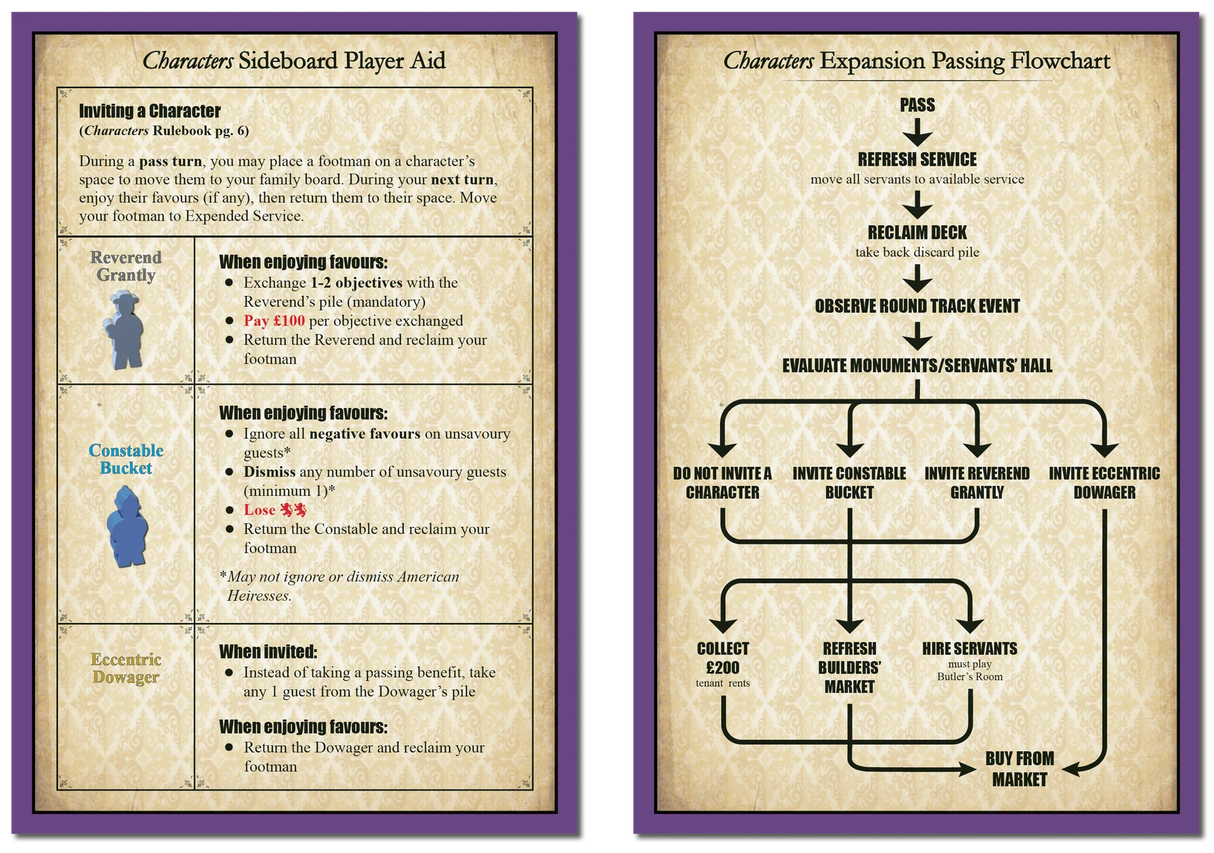 Obsession Board Game: 2nd Edition - Characters Expansion