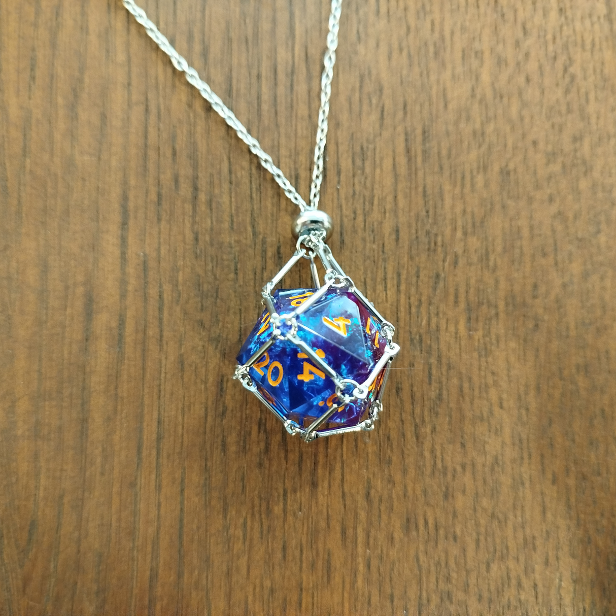 D20 Dice Holder Necklace