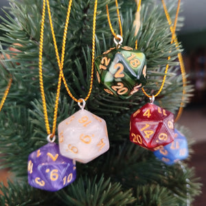 D20 Christmas Ornaments