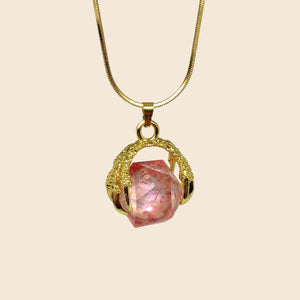 Dragon Claw D20 Dice Necklace & Keychain Set