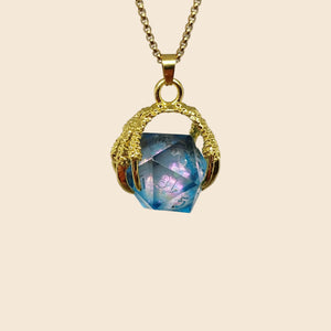 Dragon Claw D20 Dice Necklace & Keychain Set