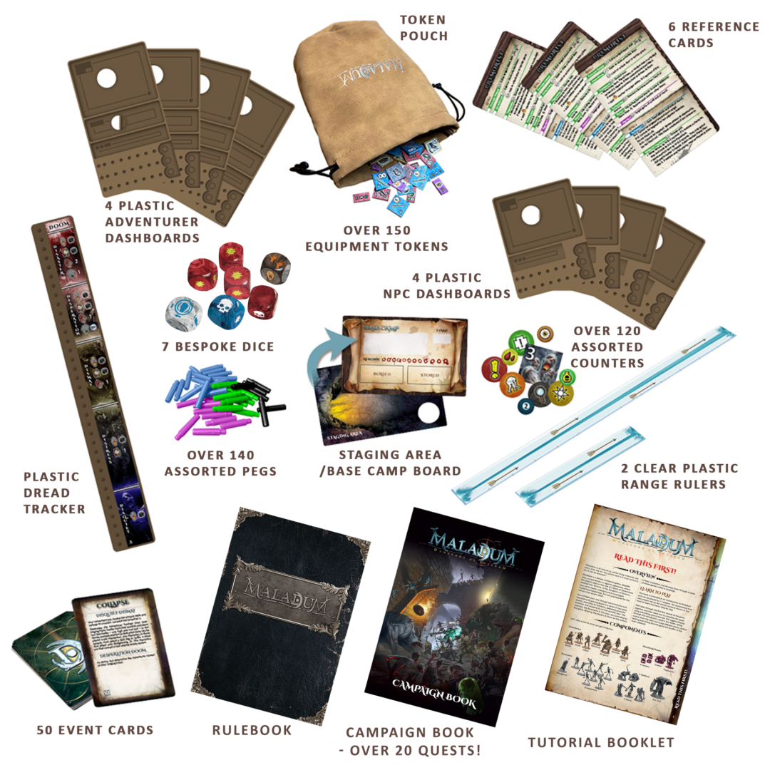 Maladum: Dungeons of Enveron Starter Set