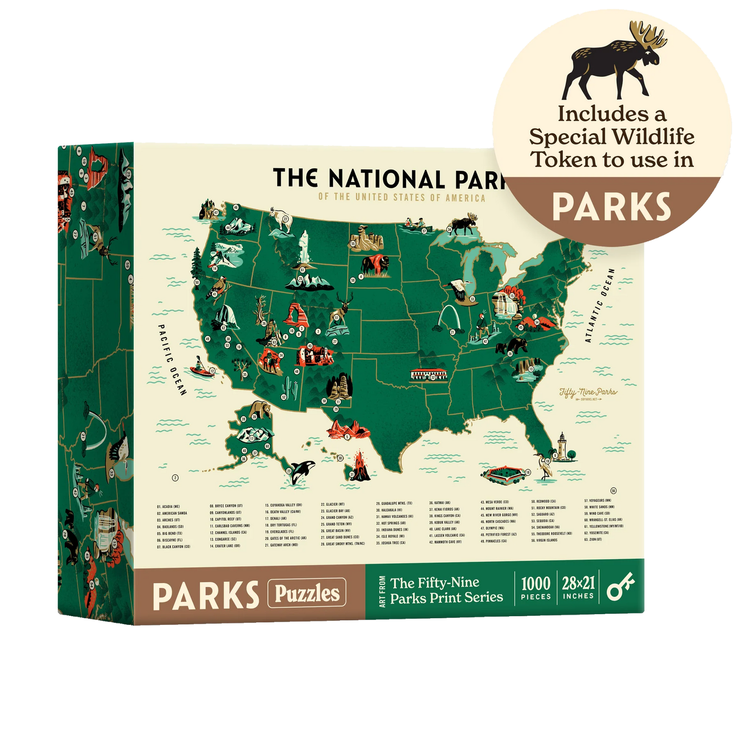 Parks Puzzle: The National Parks