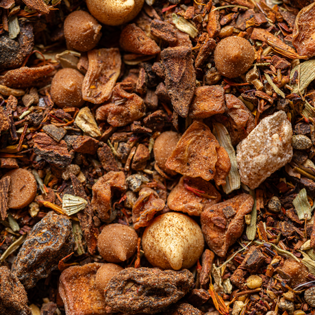 D&Tea Pumpkin Harvest Closeup of Tea Blend