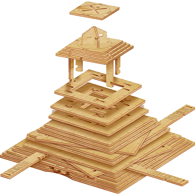 Quest Pyramid 3D Constructor