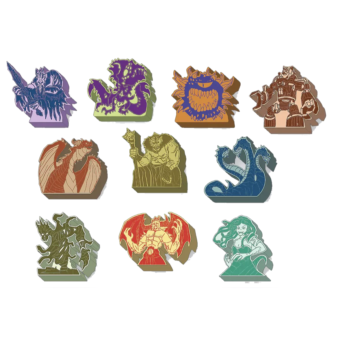 Tiny Epic Dungeons: Boss Meeples