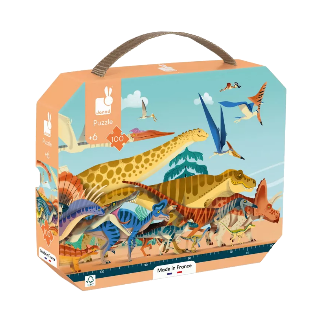 Panoramic Dino Puzzle (100 pieces)