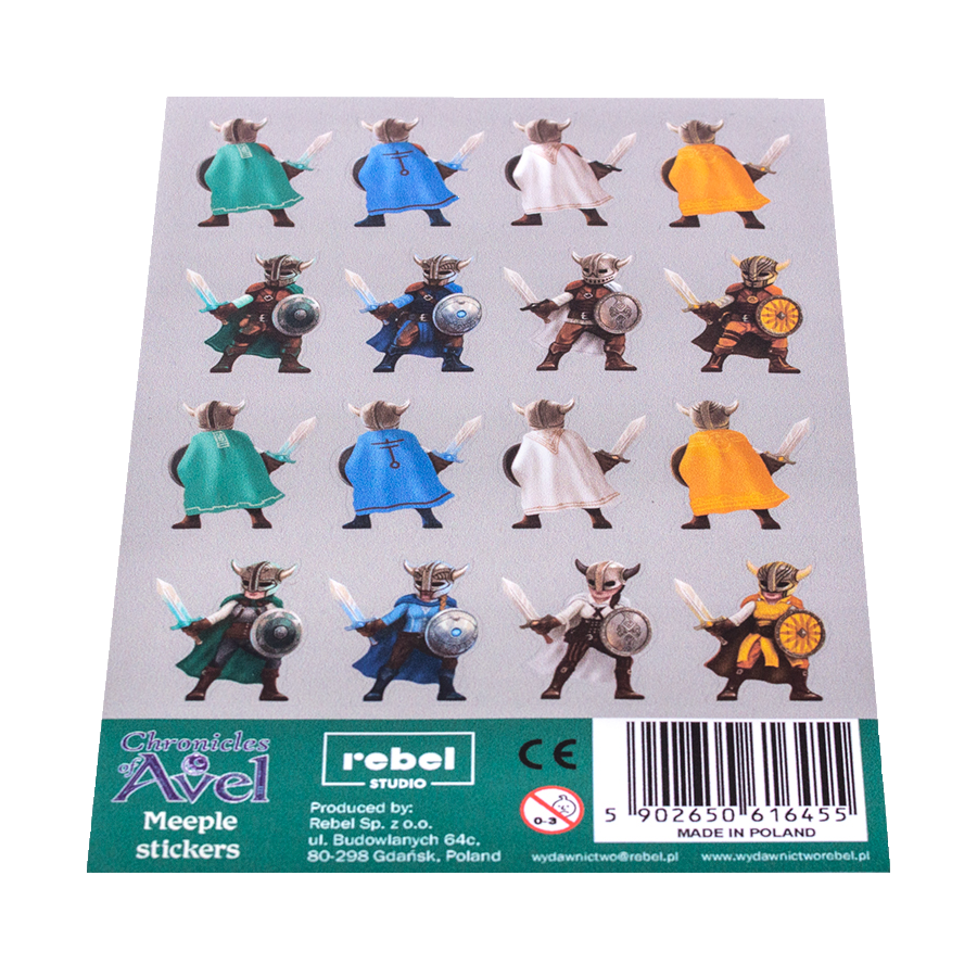 Chronicles of Avel: Meeple Stickers – Oaken Vault