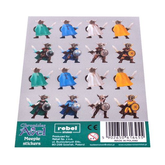 Chronicles of Avel: Meeple Stickers
