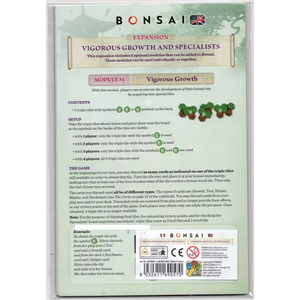 Bonsai: Vigorous Growth and Specialists