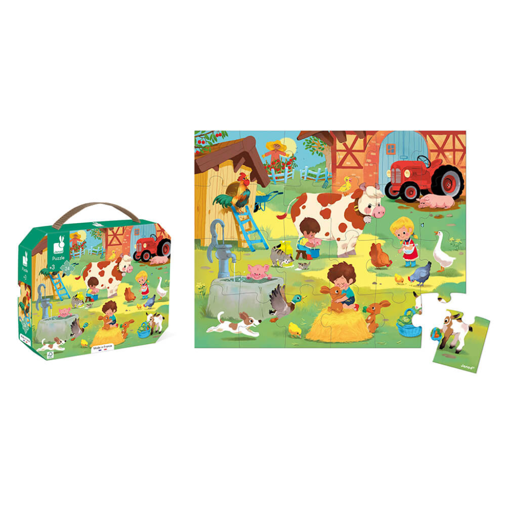 Puzzle A Day At The Farm - 24 pieces