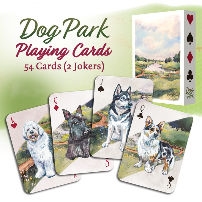 Dog Park Playing Cards