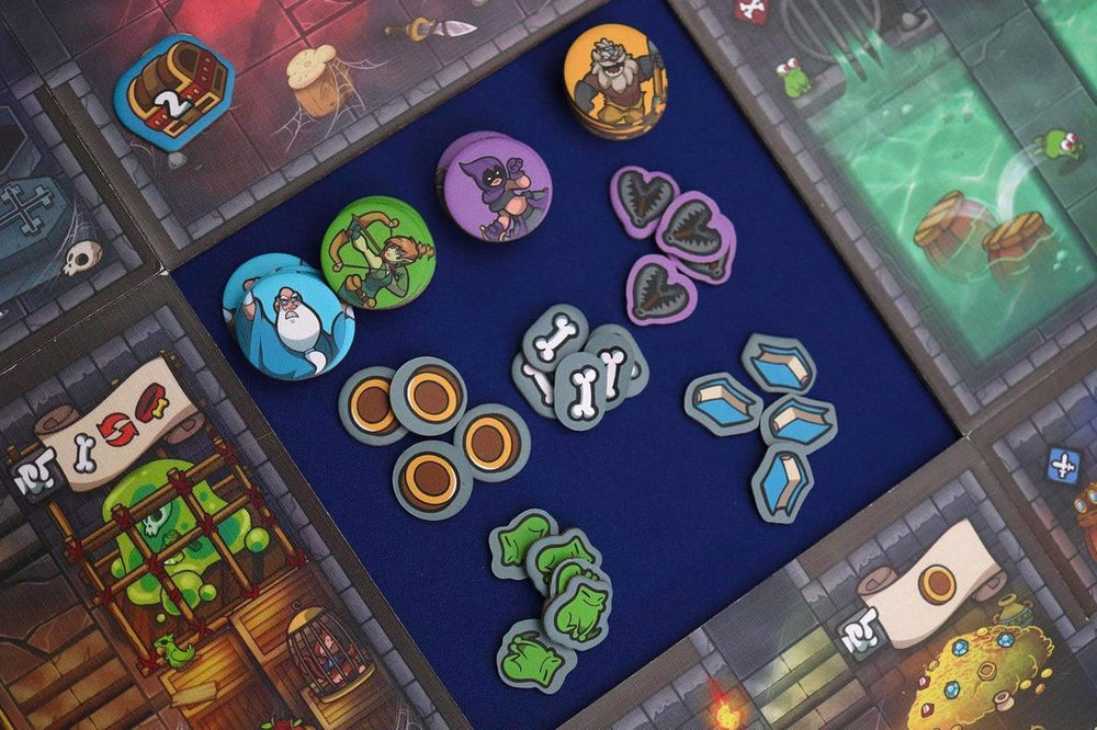 Keep The Heroes Out - Kickstarter Edition tokens