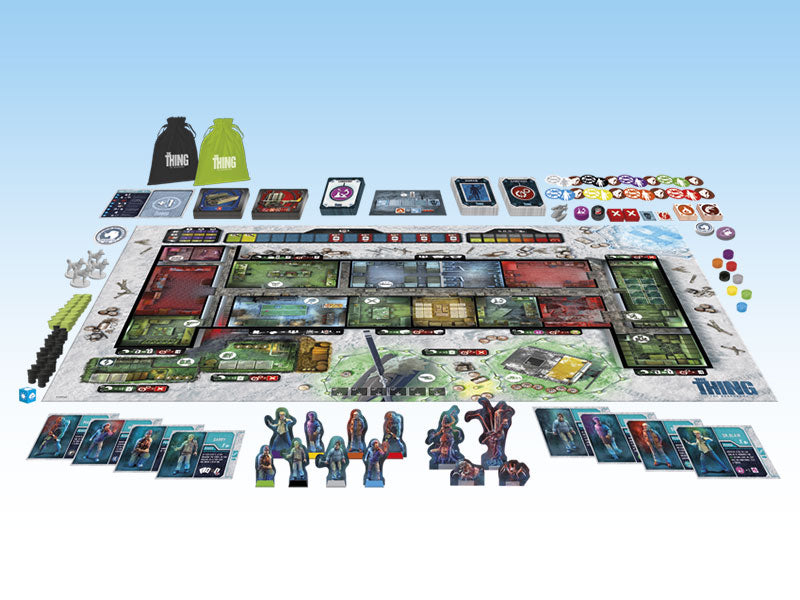 The Thing boardgame layout