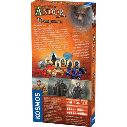 Legends of Andor Dark Heroes Backside