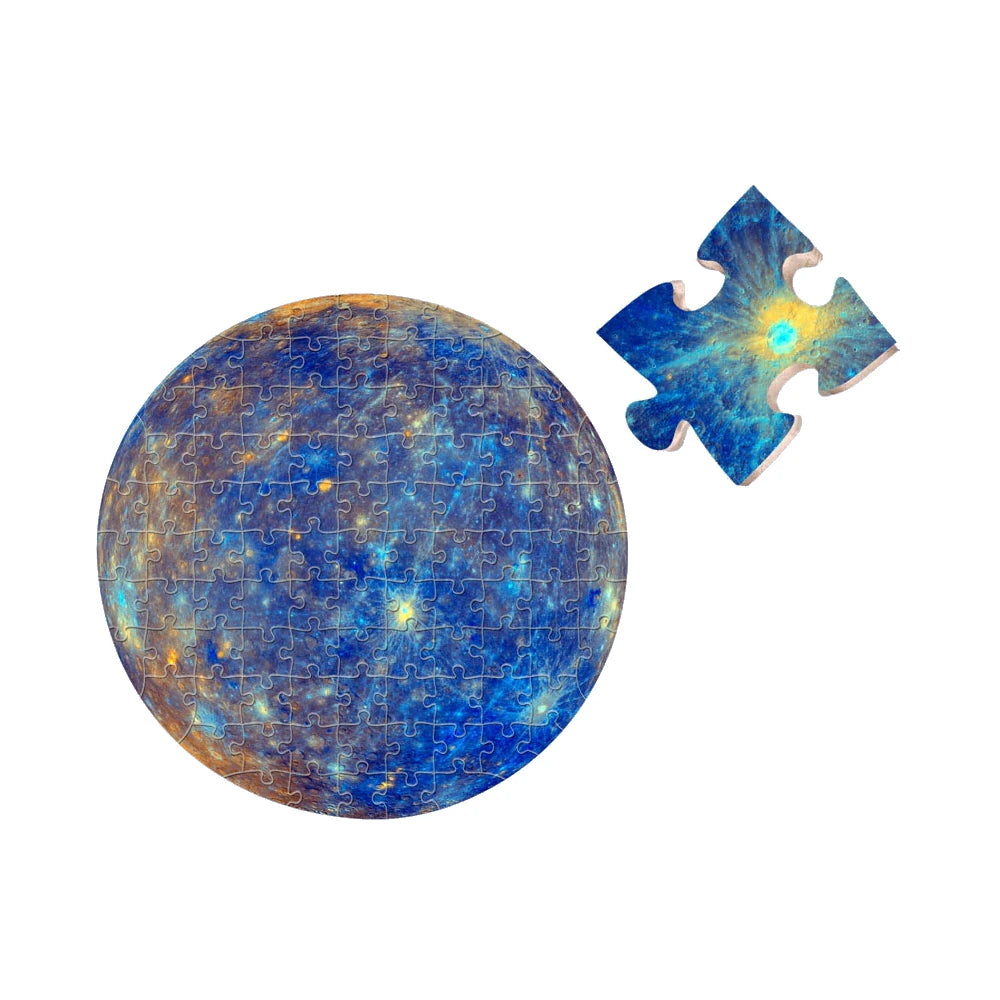 Mercury: 100 Big Piece Puzzle (Photography from NASA) – Oaken Vault