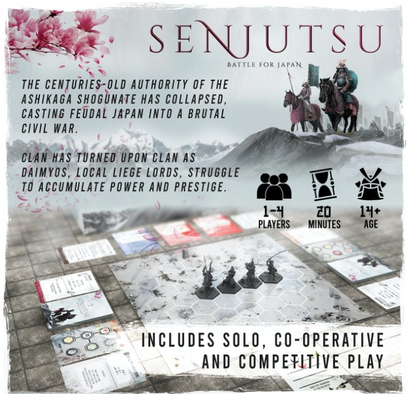 Senjutsu: Battle For Japan, Deluxe - Kickstarter Edition