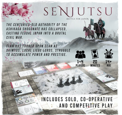 Senjutsu: Battle For Japan, All-In Deluxe (Inkdrop Edition) - Kickstarter Edition