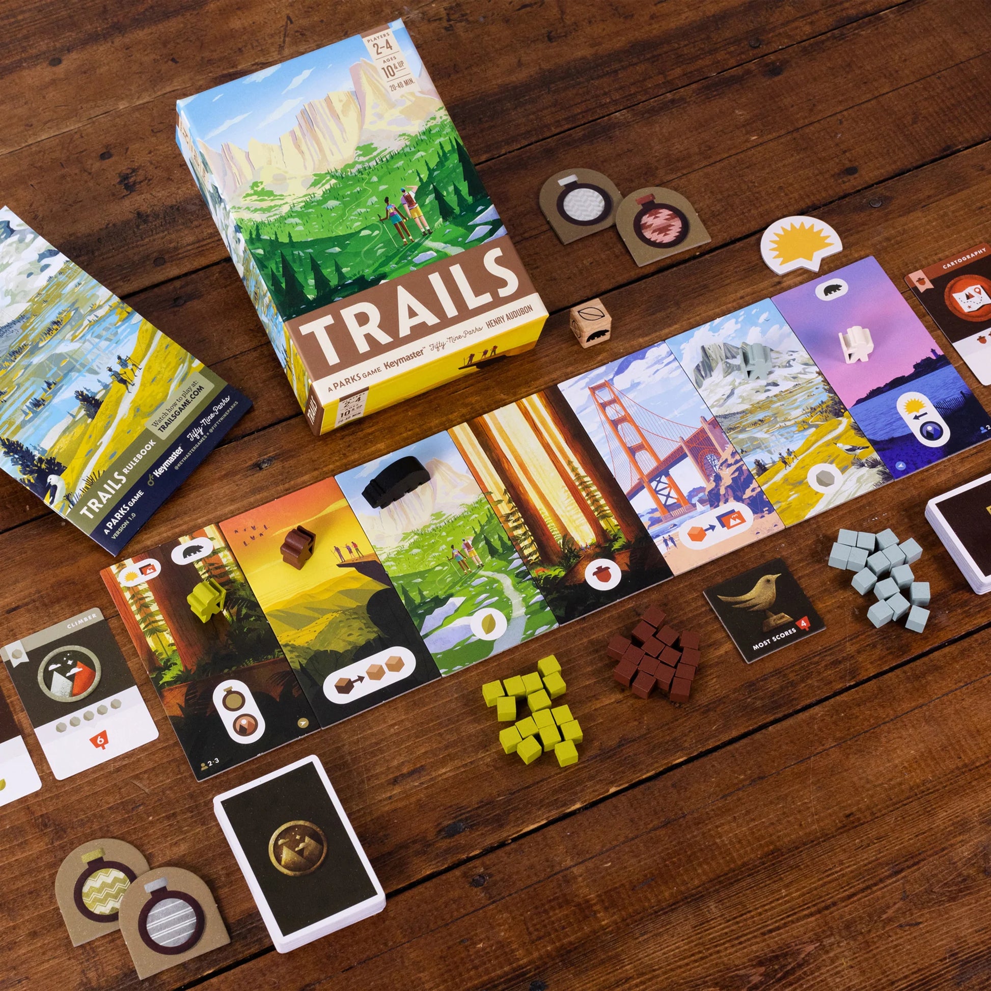Trails Content on table